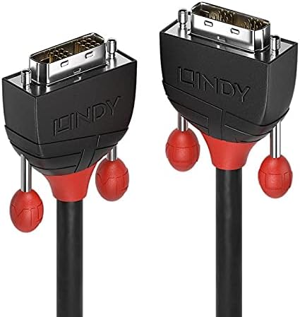 LINDY 36255 1m DVI-D Single Link Kabel, Black Line 1m Black Line, 1m Black Line