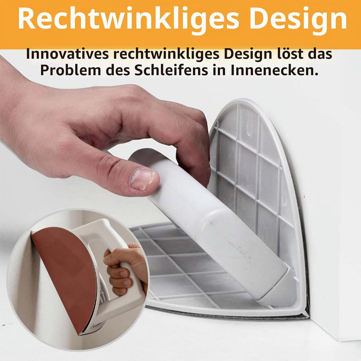 Trockenbau-Eckenschleifer Set FORMVERSITY, 5 Zoll Multifunctional Semi Circular Angle Sanding Sandpa