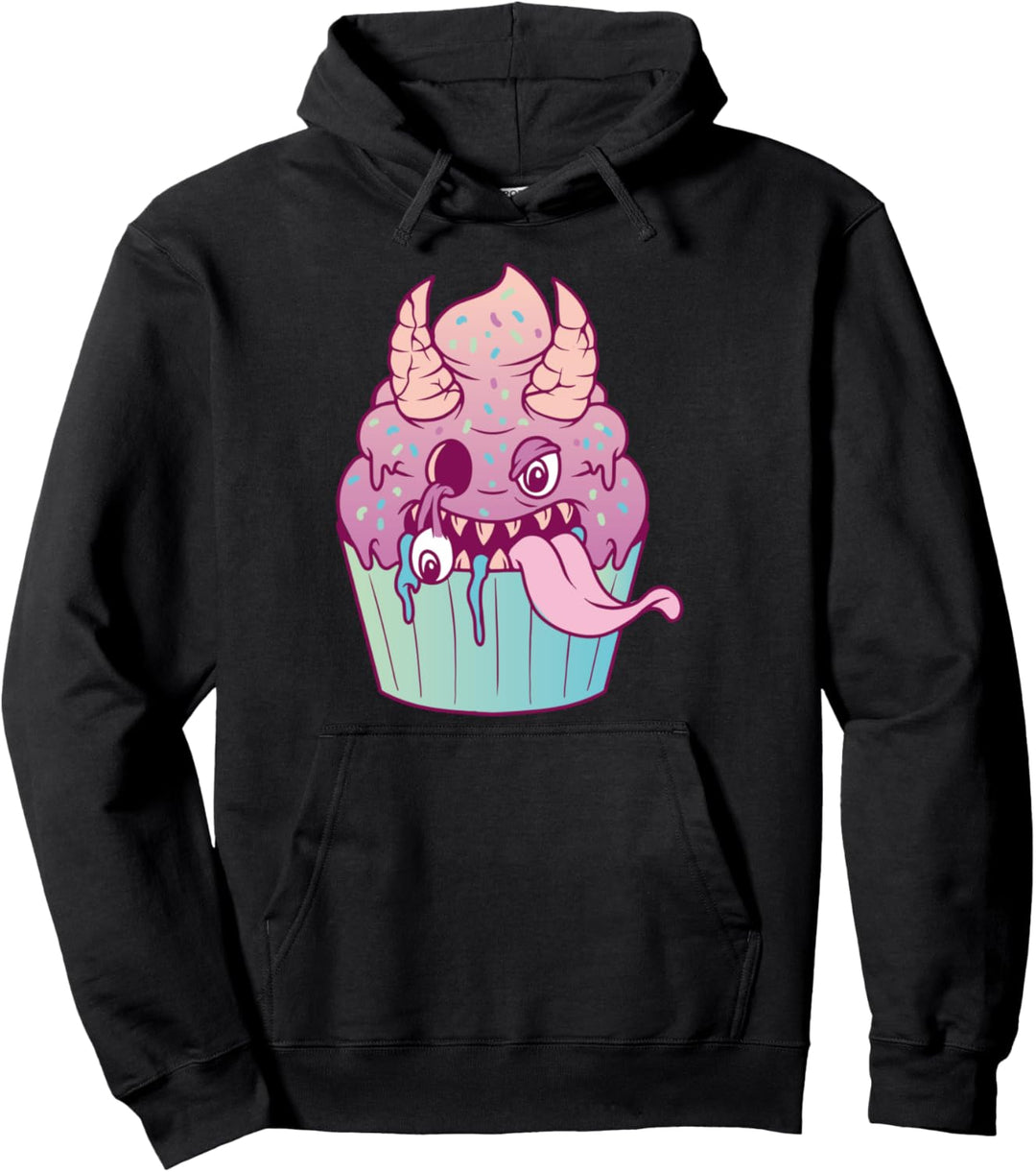 Anime Aesthetic Pastel Goth Satanic Cupcake Geschenke Pullover Hoodie