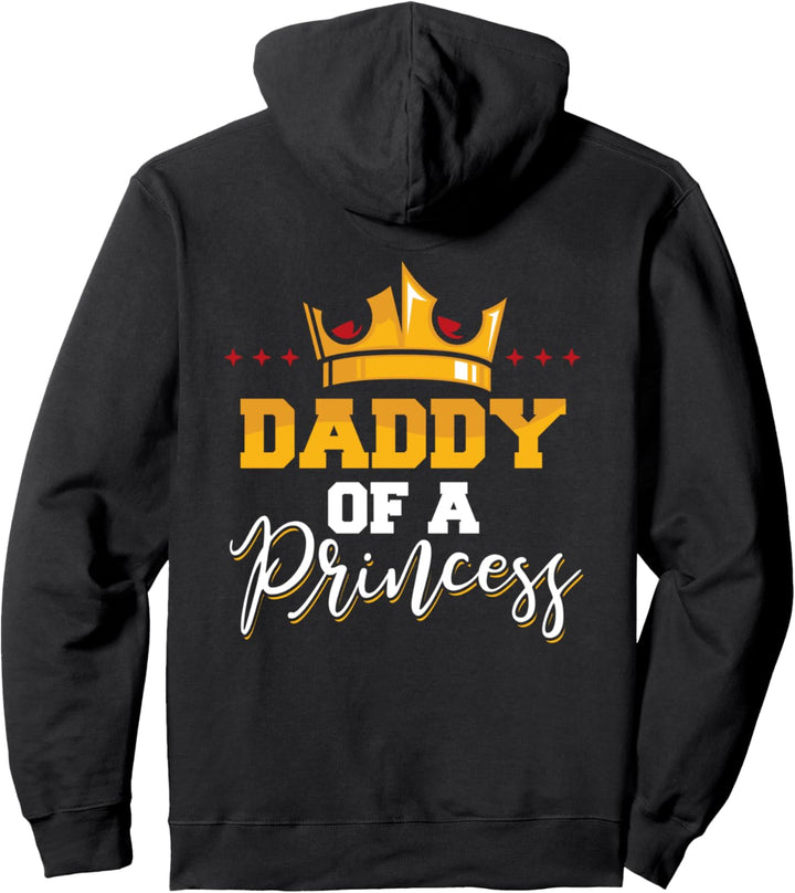 Vater Tochter Partnerlook Kapuzenpulli Daddy of a Princess Pullover Hoodie