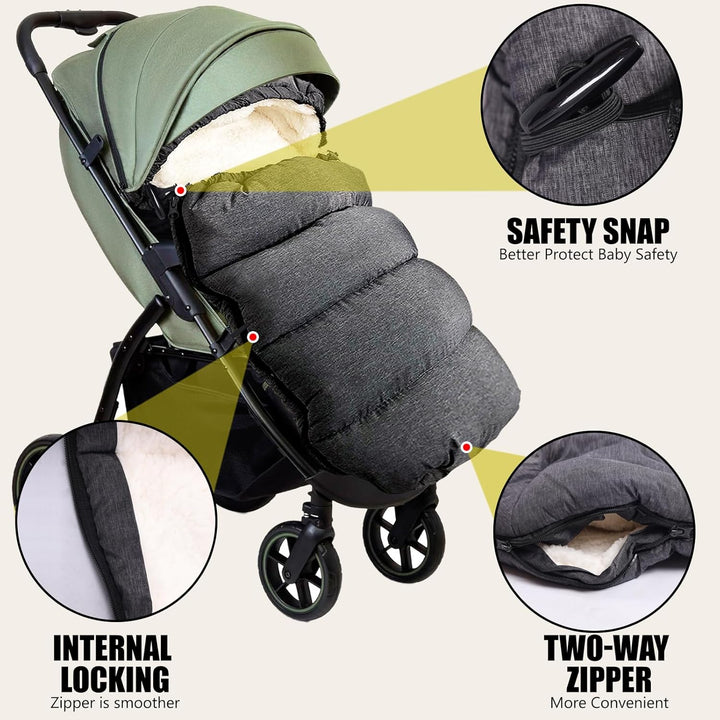 Universal Fusssack Winter Baby Kinderwagen, Baby Fusssack Kinderwagen Winter, Fusssack Buggy, Kinder