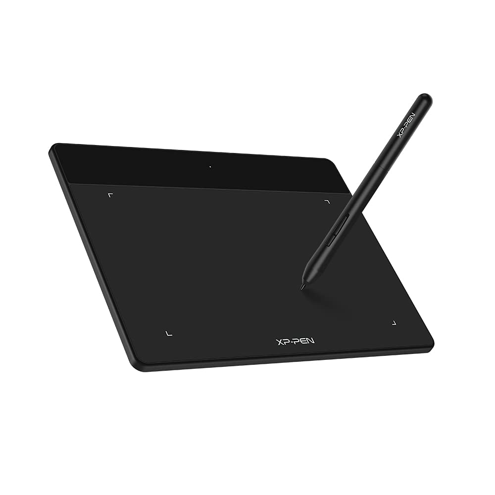 XP-PEN Deco Fun S Grafiktablett mit passivem Stylus-Stift, 8192 Stufen mit 60°-Neigung, 15,2 x 10,2