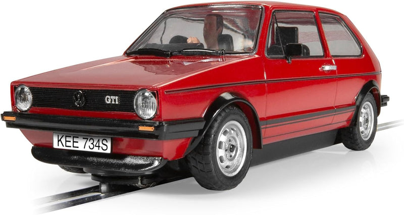 Scalextric C4490 1:32 Volkswagen Golf GTI Mk.I Rot - Slotcar, Rennbahn, Auto für Rennbahn, Rennbahna