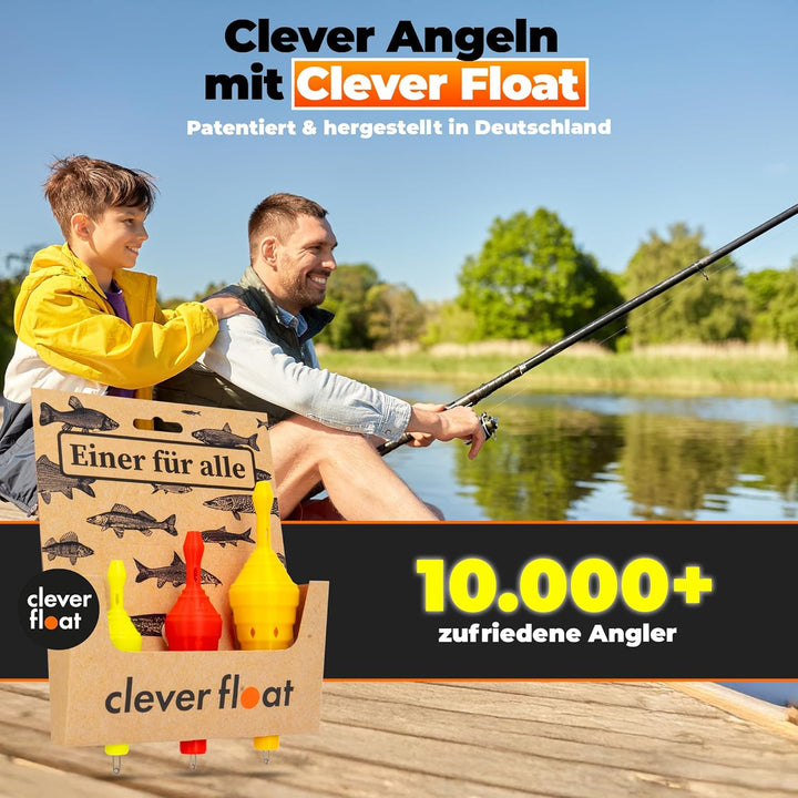 Angelposen Set ohne Blei – Posen mit AirControl-System | Schwimmer Angeln mit verstellbarem Anbisswi
