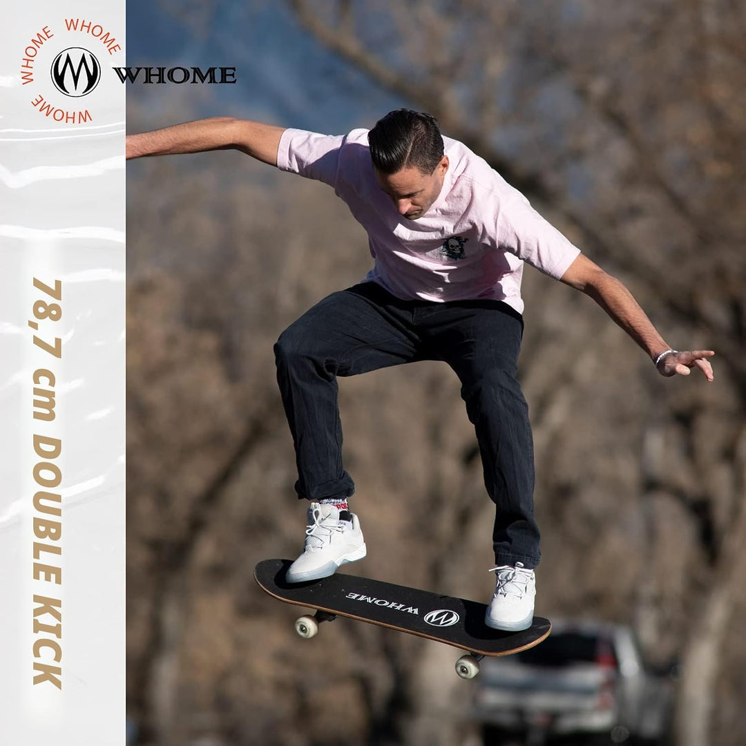 WHOME Pro Skateboards Komplett für Erwachsene/Kinder Mädchen/Jungen Anfänger/Profi - 31 x 8 Zoll Sta