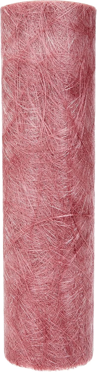Sizoweb Tischband Altrosa - 30 cm Rolle 25 Meter + 100 Deko Herzen - 64 044 30cm Altrosa, 30cm Altro
