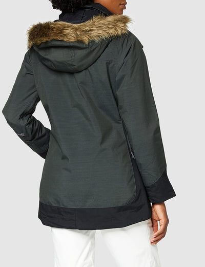 Burton Damen Lelah Snowboard JackegrünXS XL True Black Heather, XL True Black Heather