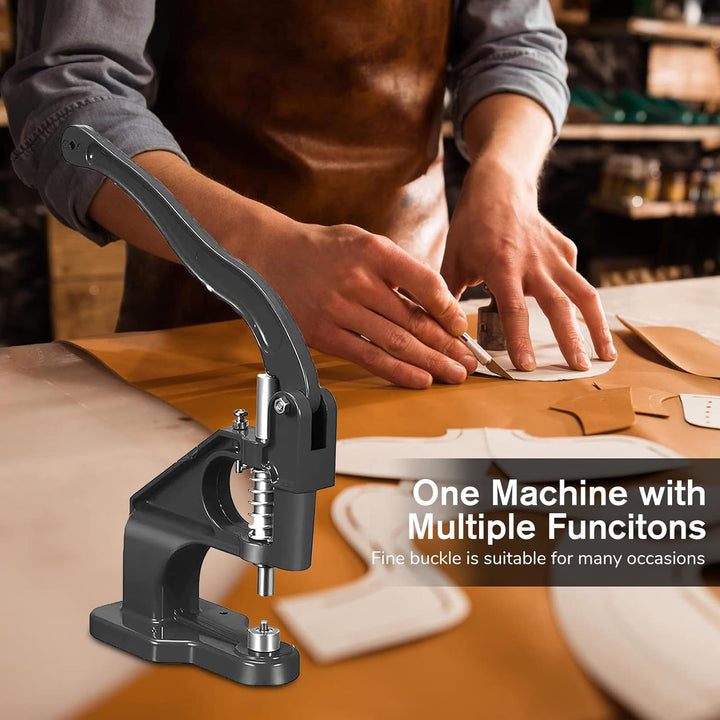 Handpresse Ösenmaschine, Profi Ösenstanzer Set, Ösenpresse Nietenpresse , Ösenstanze Ösenwerkzeug mi