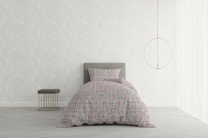 Italian Bed Linen MB Home Basic “Dafne” Bettbezug-Set, Snakeworld, Einzelbett Snakeworld Einzelbett,