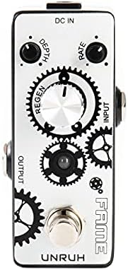 Fame Unruh Phaser, Modulations Effektgerät für Gitarren, Sphärische Sweep Sounds, Regler für Rate, D
