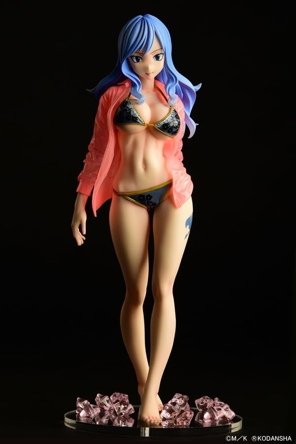 Orcatoys Fairy Tail Jubia Lokser Gravure Style Black Bikini 1:6 Scale PVC Figure