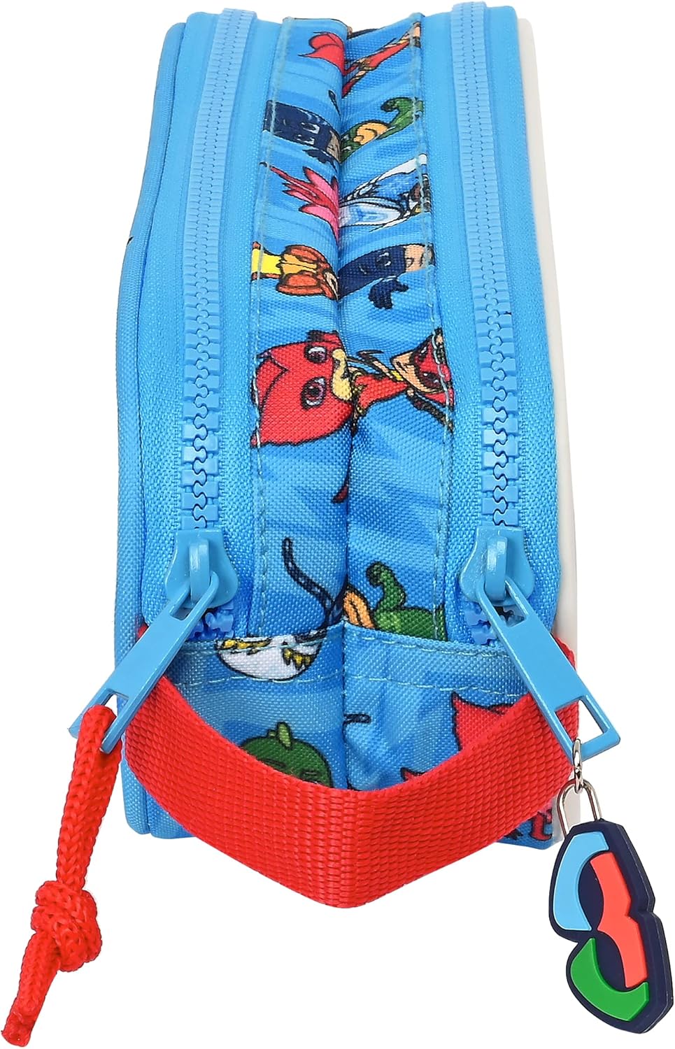 Safta PJMASKS Doppeltasche, blau, Estándar, Lässig