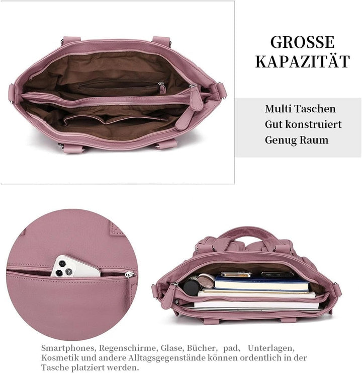 KL928 Handtasche Damen Tasche Umhängetasche Schultertasche Damentaschen gross für Damen Frauentasche