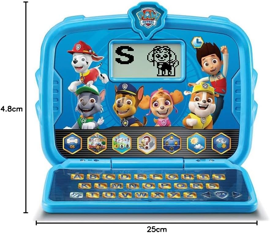 VTech 530305 Pat Patrouille kindercomputer, blau, Kinder