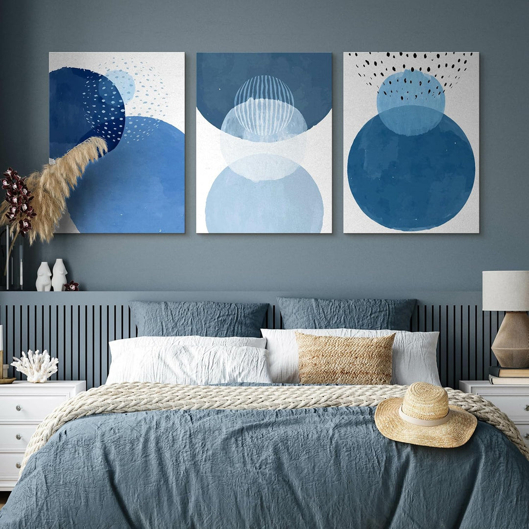 Muralo - Wandbilder Set - Leinwand Bilder Set Aufhängefertig - Bilder für Wohnzimmer Schlafzimmer -