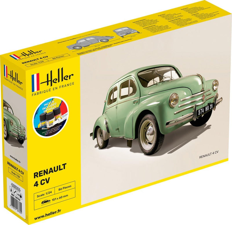 Heller 56762 Renault 4 CV Modellbausatz, grau