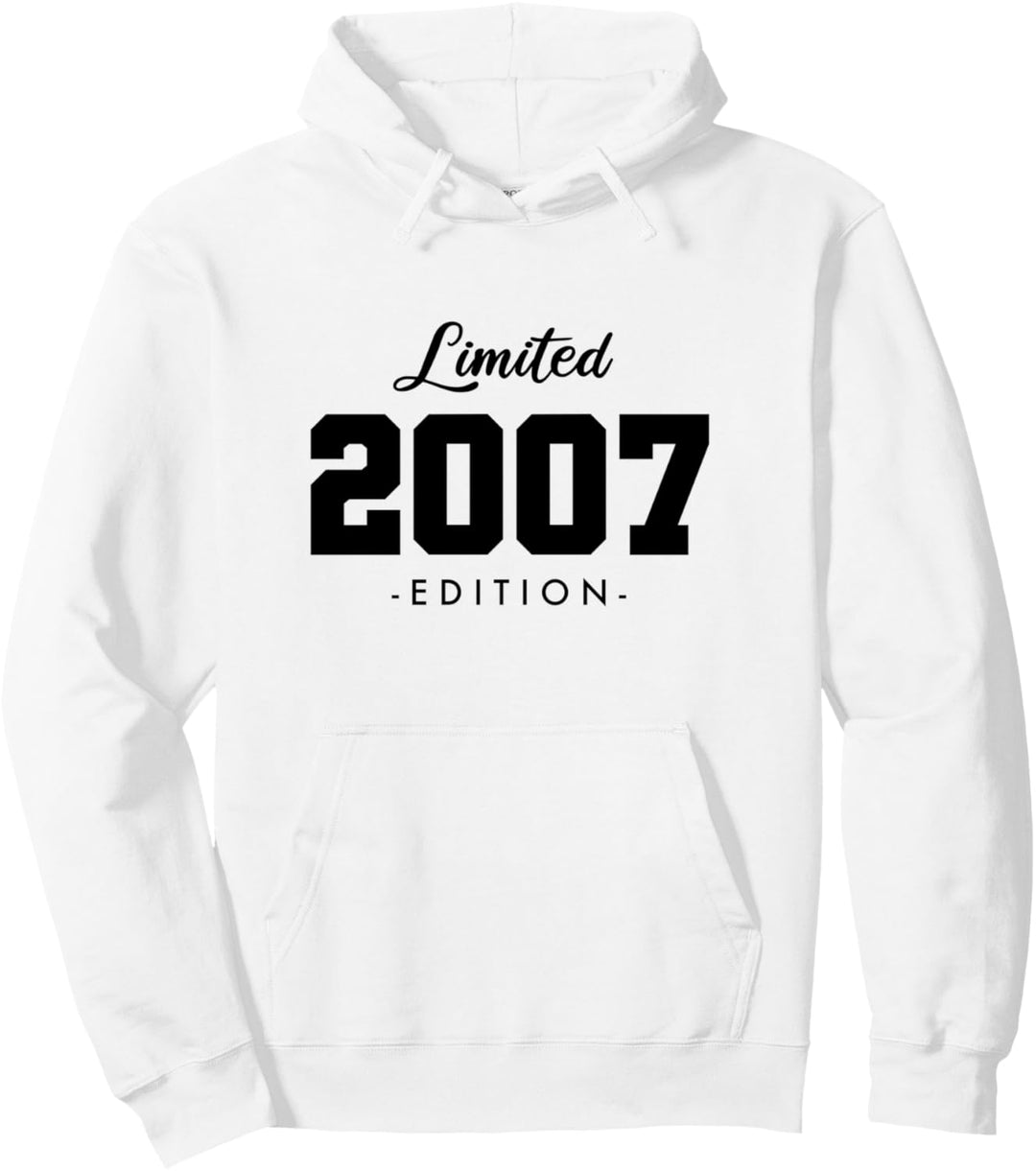 17 Jahre Jahrgang 2007 Limited Edition 17. Geburtstag Pullover Hoodie