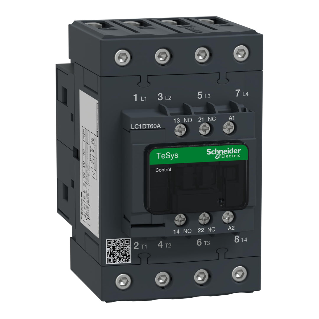 Schneider Electric - Leistungsschütz LC1D 4p, +1S+1Ö, Spule 230 V AC, LC1DT60AP7