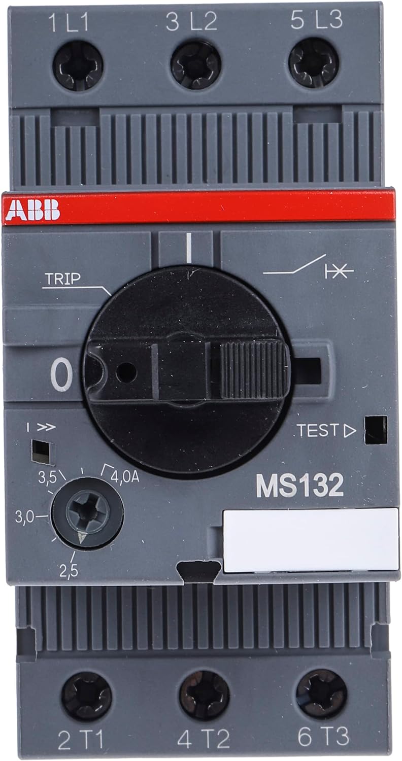 ABB MS132 Motorschutzschalter, 2,5 → 4,0 A 90mm x 45mm