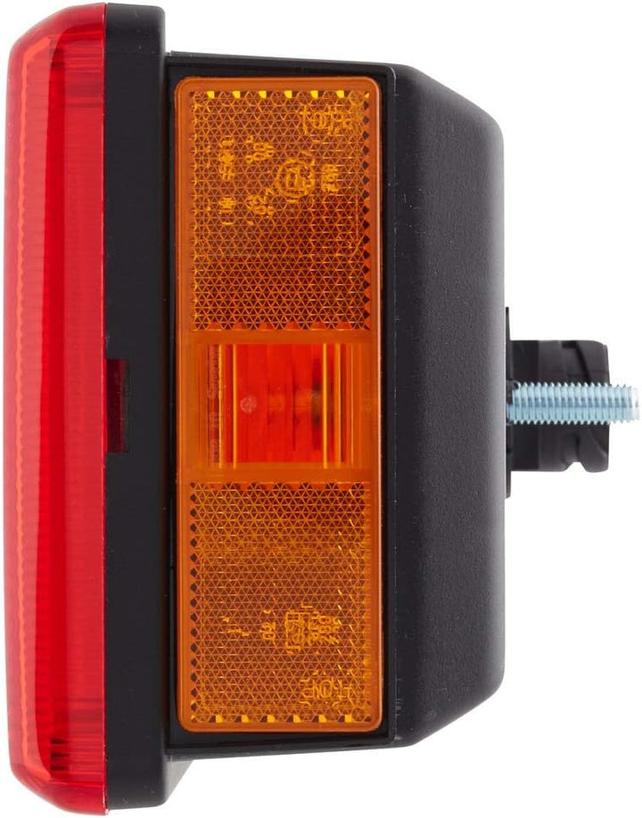 HELLA - Heckleuchte - Glühlampe - 24V - Anbau/geschraubt - Lichtscheibenfarbe: mehrfarbig - Stecker:
