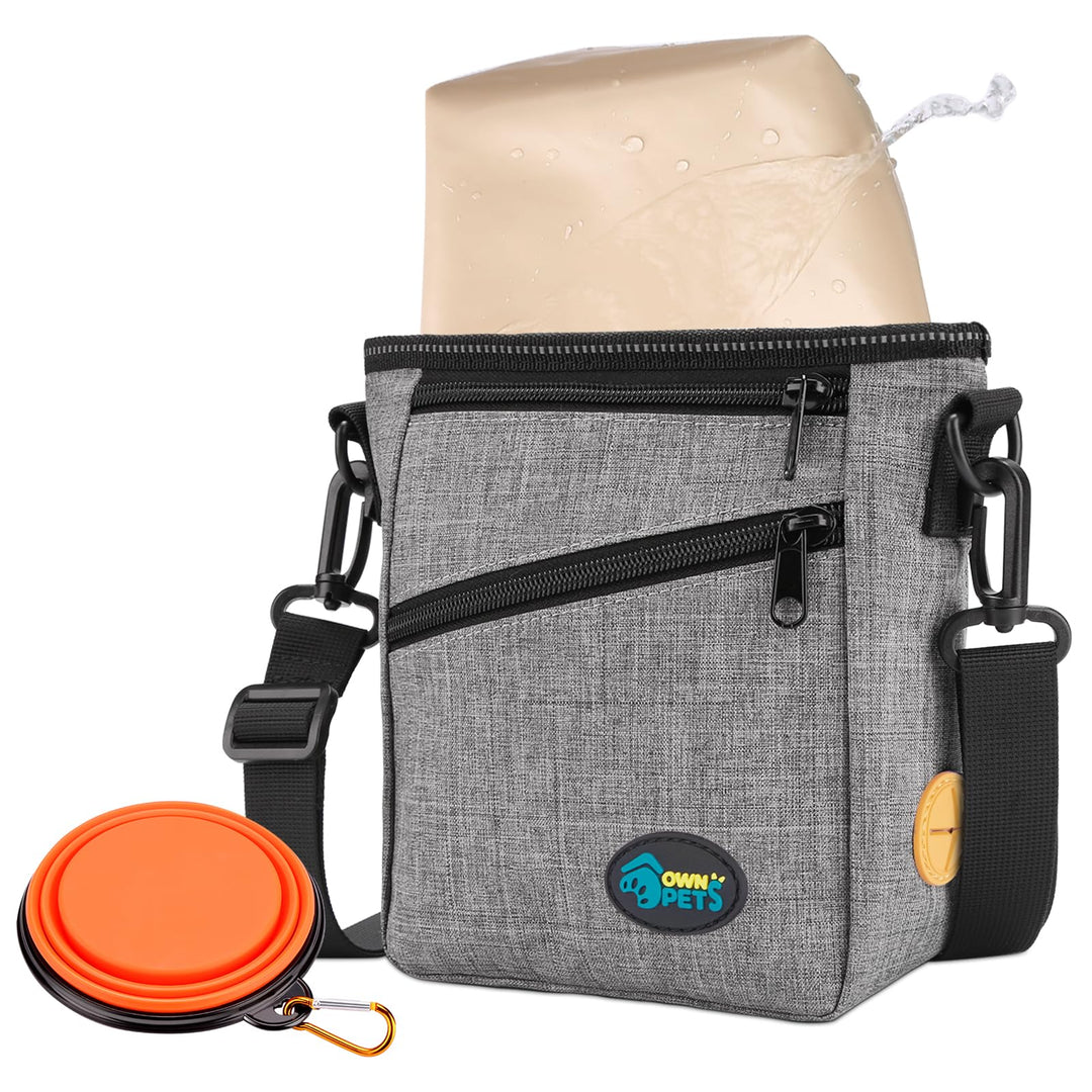Ownpets Leckerlibeutel für Hunde, Hunde Trainingstasche, Leckerlietasche für Hunde, Snackbeutel mit
