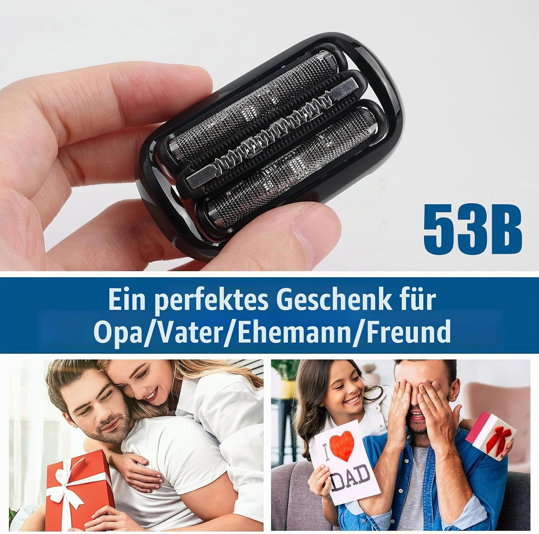 Series 5/6 Scherkopf 53B Ersatzrasierkopf Kompatibel mit Series 5/6 Männer Rasierer Scherkopf Rasier