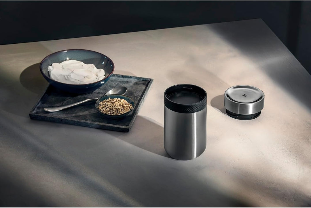 WMF my2Go Thermo Speisebehälter 300ml Isolierbehälter und 200ml Zusatzbehälter, umweltfreundlich, Cr