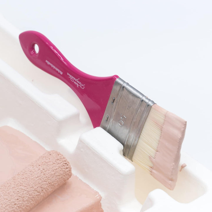 MissPompadour 4er Pinselset für Wandfarbe, Kreidefarbe, Holzfarbe, Möbelfarbe - Malerset mit 4 Pinse