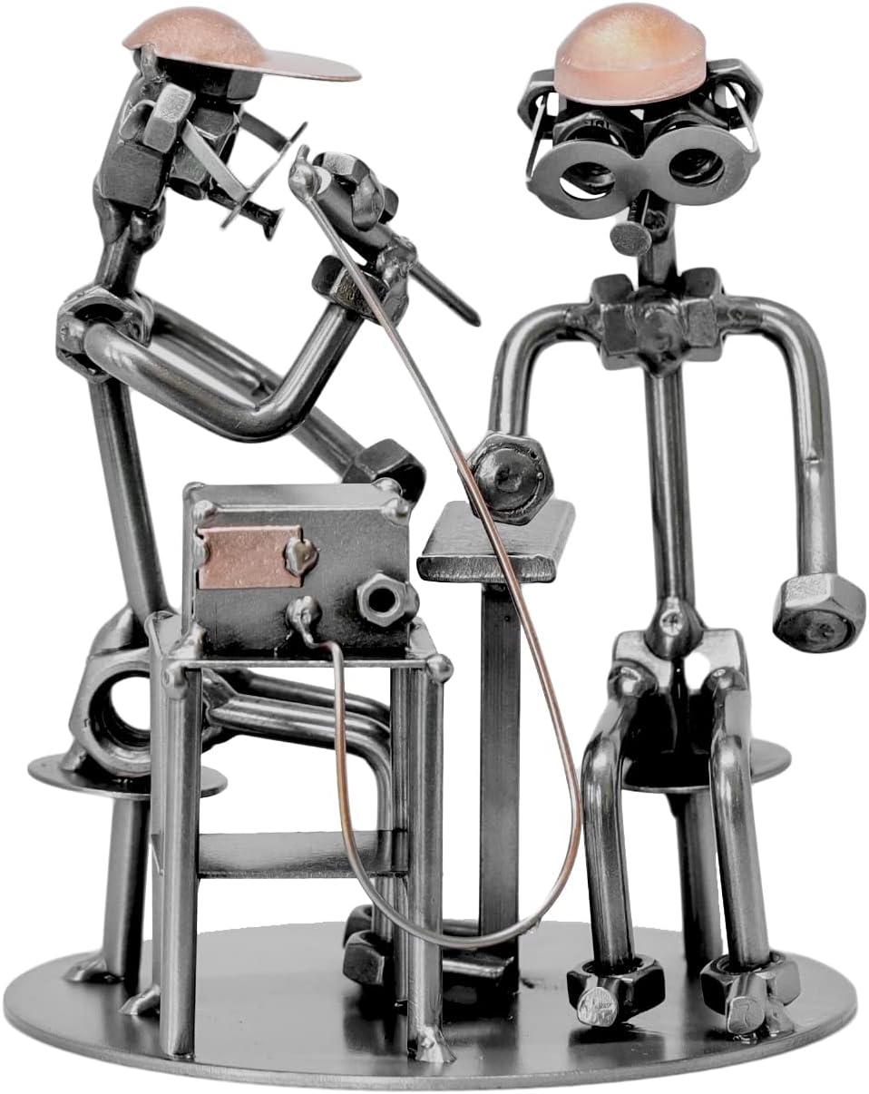 metalman24 Schraubenmännchen Tätowierer taatoo I Handarbeit I Geschenkidee I Metallfigur I Metallmän