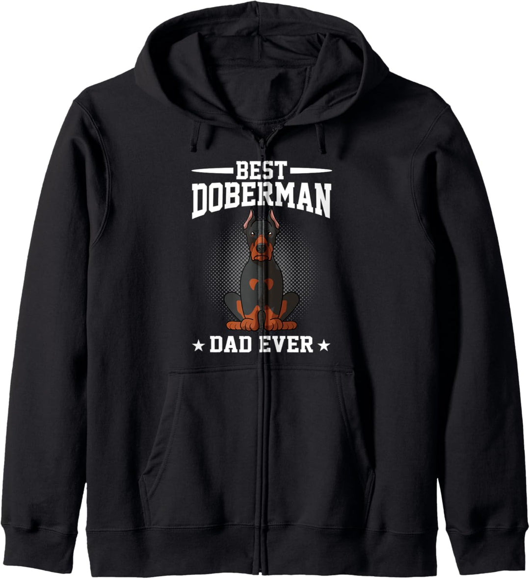 Bester Hund Papa jemals lustig Dobermann Pinscher Papa Kapuzenjacke