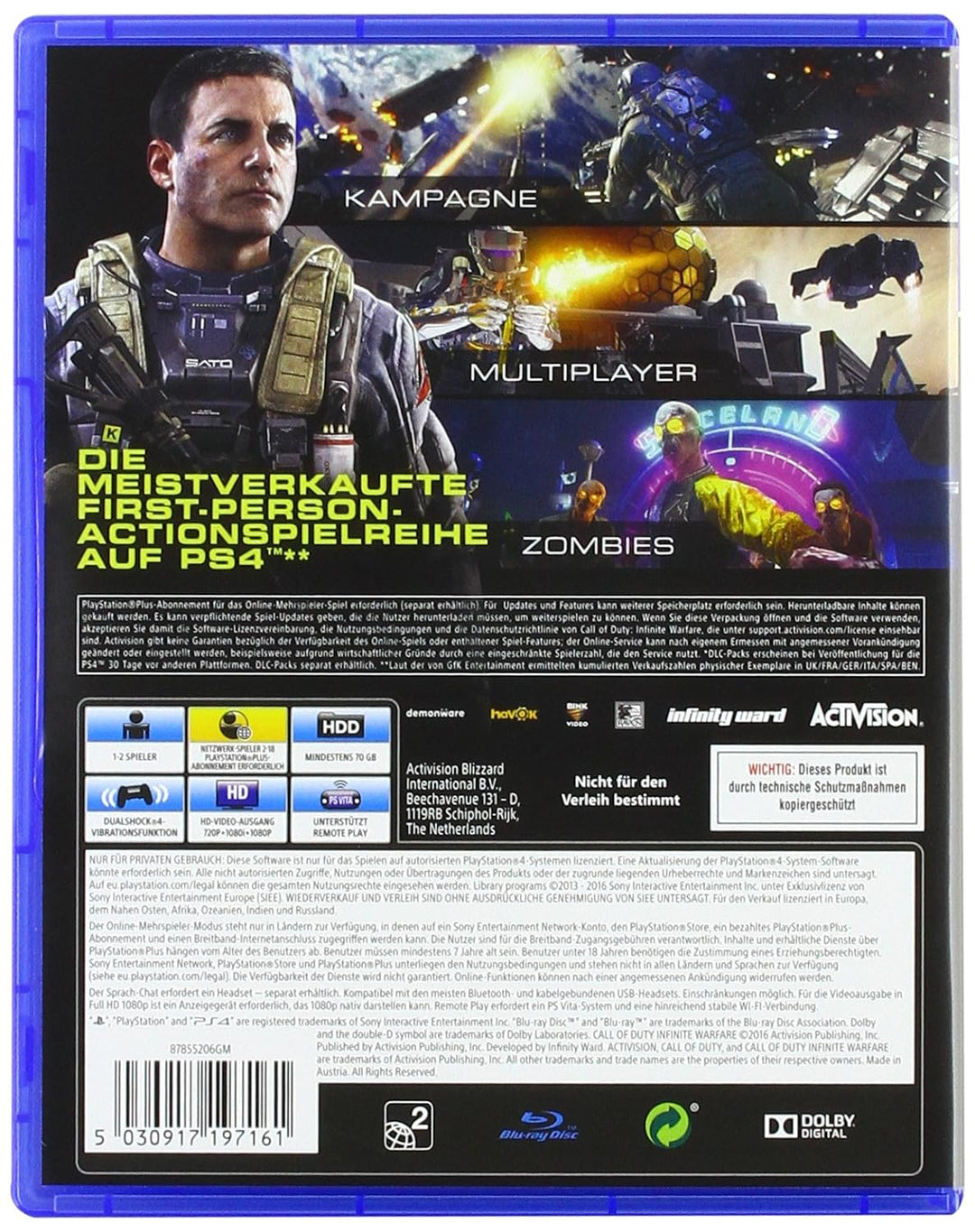 Call of Duty: Infinite Warfare - Standard Edition - [PlayStation 4] PlayStation 4 Standard Disk, Pla