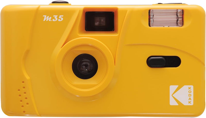 Kodak M35 Wiederverwendbare Filmkamera, 35 mm, ikonisch, Retro, Lomo Kodak M35, Gelb, gelb