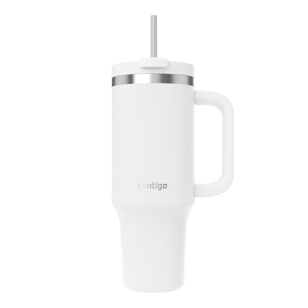 Contigo Streeterville Thermosflasche 1200 ml mit Henkel und Strohhalm | Isolierte Thermo-Trinkflasch