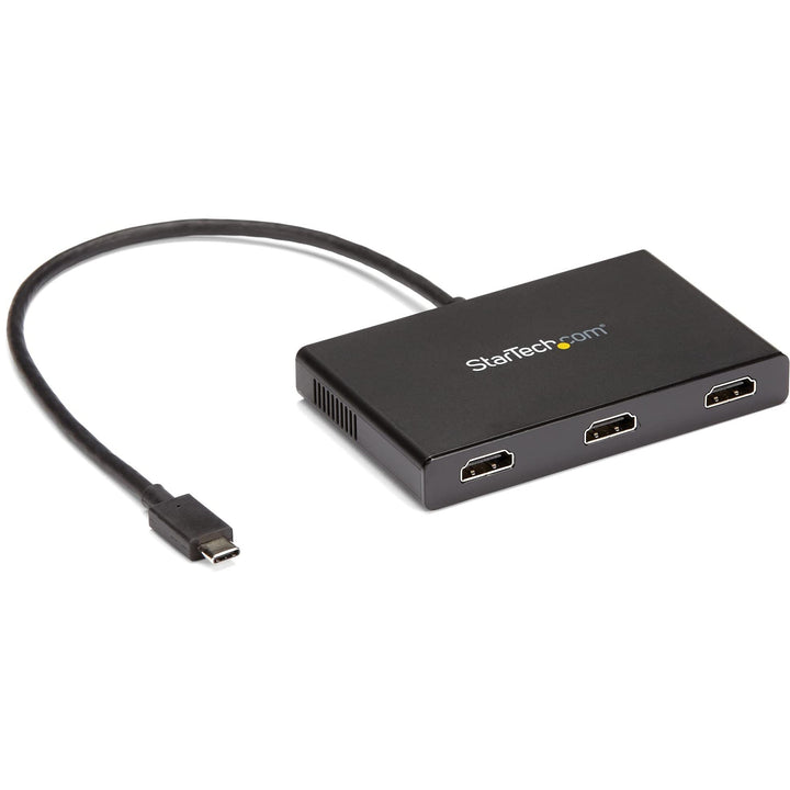 StarTech.com 3-Port USB-C Multi-Monitor Adapter, USB-C auf 3x HDMI MST Hub, Dreifach 1080p 60Hz HDMI