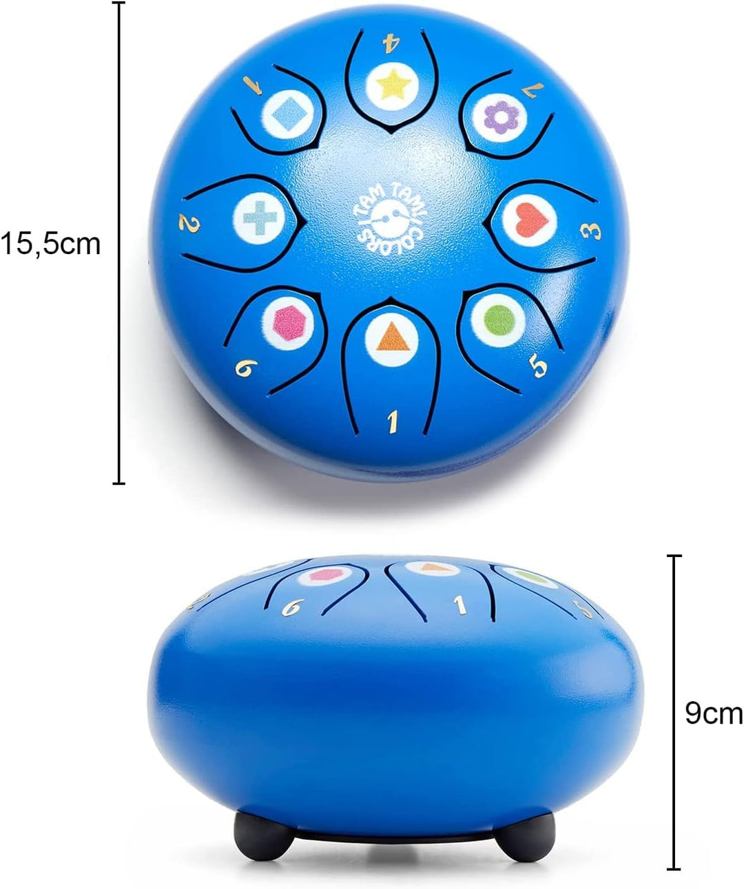 Zungentrommel HANDPAN Instrument - Trommel Kinder Percussion - Musikinstrument für Kinder MONTESSORI