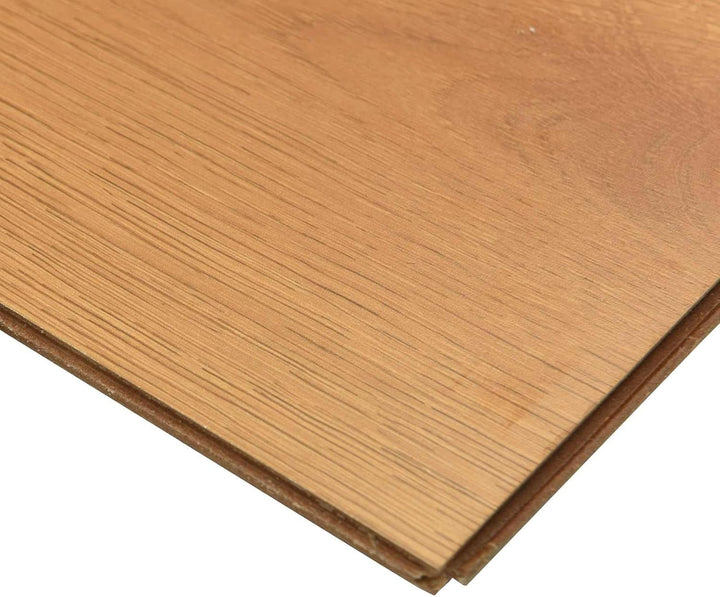 Laminatboden Hellbeige 15 Stück 101 x 20 x 0,8 cm Holzwerkstoff mit Klicksystem für Wohnzimmer Flur