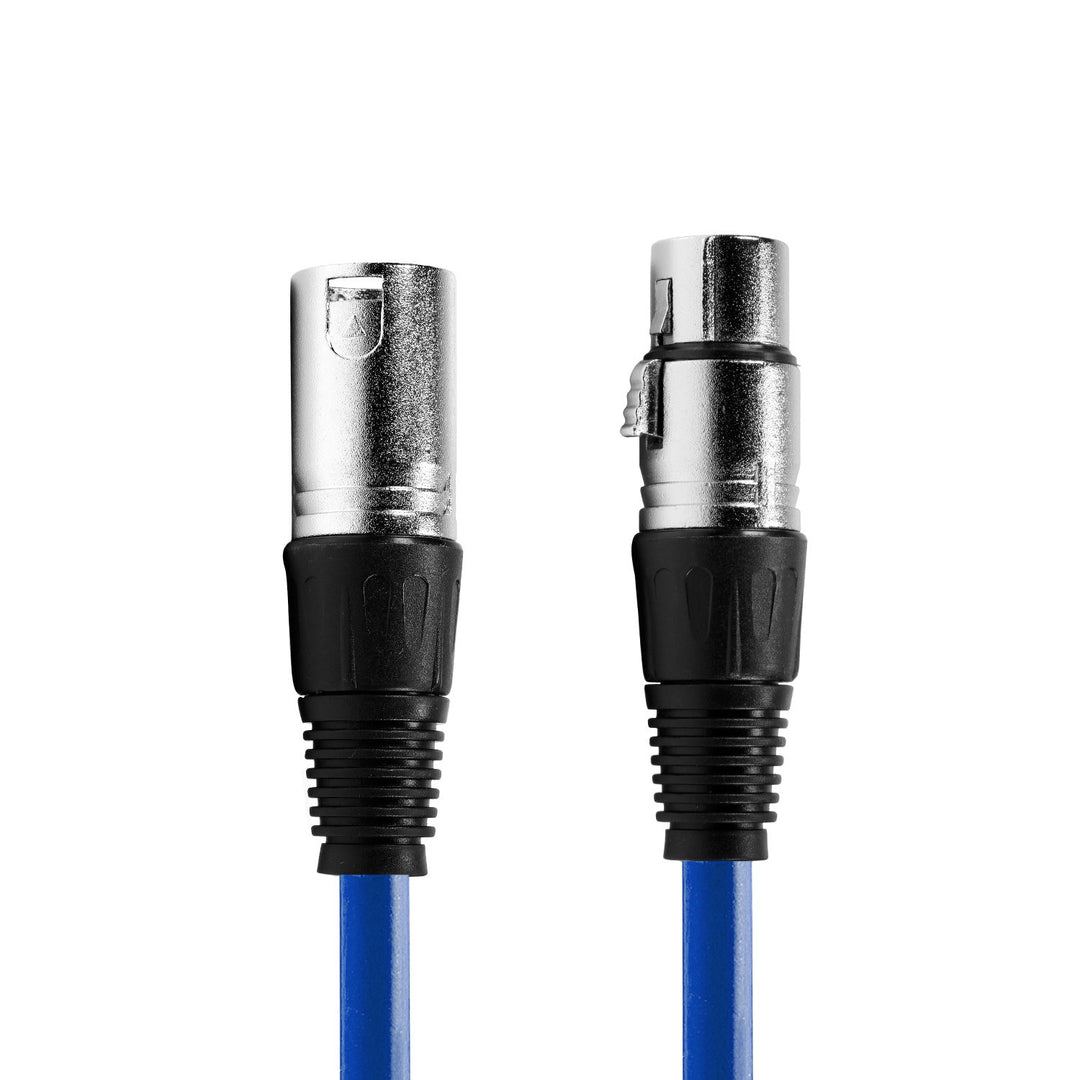 Neewer 6-Pack 1 Meter Audio Kabelkabel, XLR Stecker auf XLR Buchse Mikrofon Farbkabel (grün, blau, l