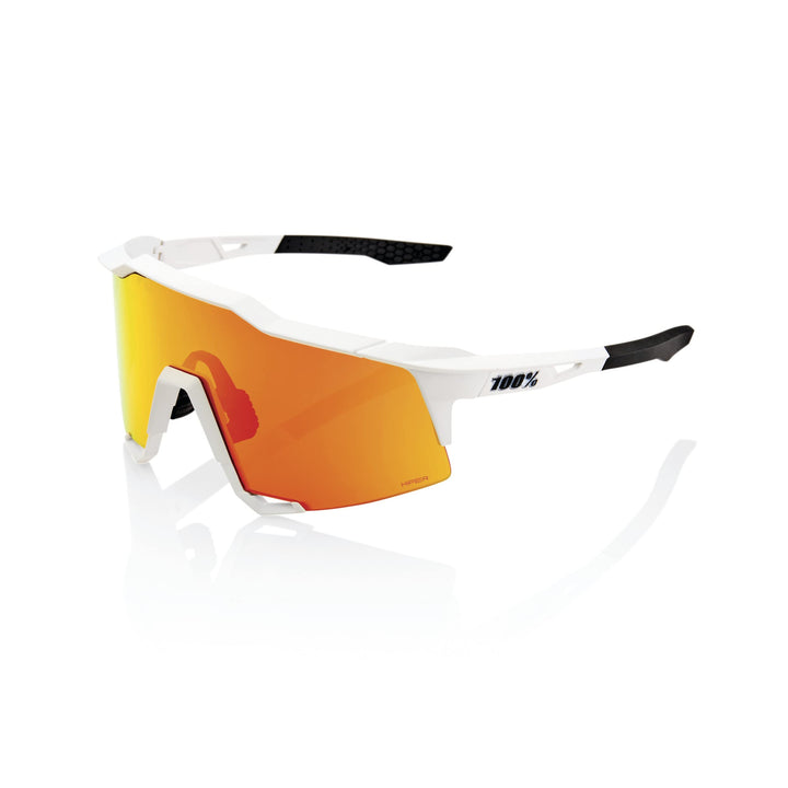 100% GAFAS Speedraft - Soft Tact Off White - Hiper Red Multilayer Mirror Linse