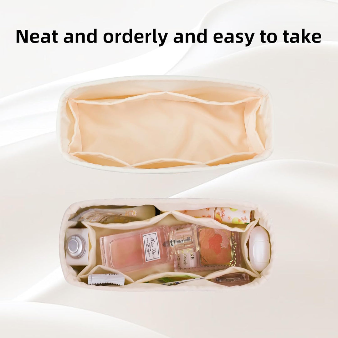 DGAZ Seide Taschen Organizer Einsatz, Taschenorganizer Tasche in Tasche Organizer für luxuriöse Tasc