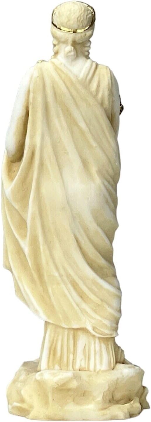 Demeter Ceres Göttin Mutter der Natur Griechische Statue Skulptur Figur Alter Farbe