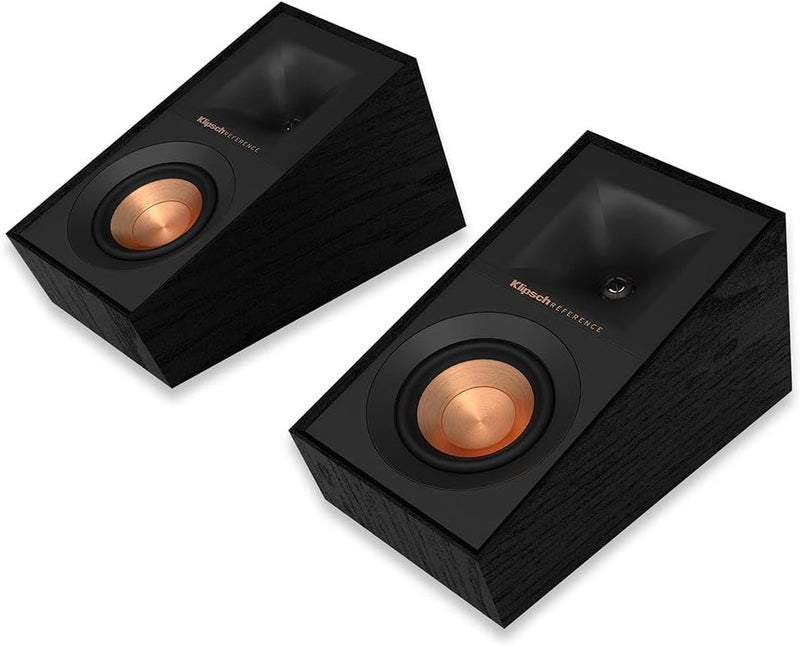 Klipsch R-40SA Black (Paar) - Sorround Dolby Atmos Lautsprecher für Heimkino Projektion Decke Single