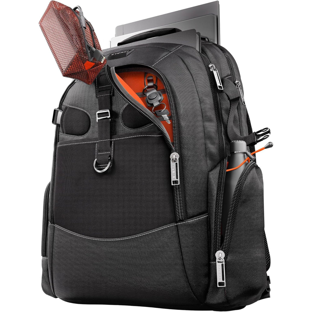Everki Business 120 2 Laptop-Rucksack mit Regenschutz, 40L Fassungsvermögen, grosses Fach für Laptop