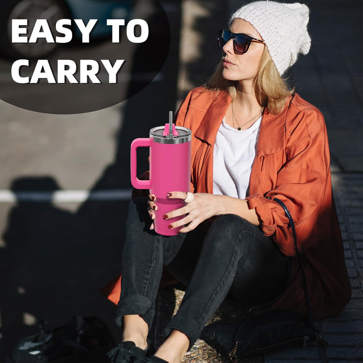 WATERSY 40oz Kaffeebecher to Go Thermobecher Doppelwandiger Edelstahl Vakuum Auslaufsicher Trinkbech