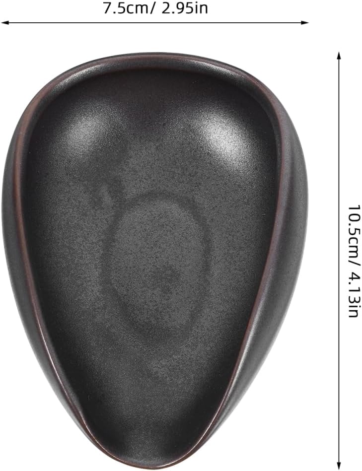 Cabilock Keramik Kaffeebohnenschale 10.5X7.5X3.5Cm Wiegeschale Für Kaffeebohnen Und Kaffeepulver Dos