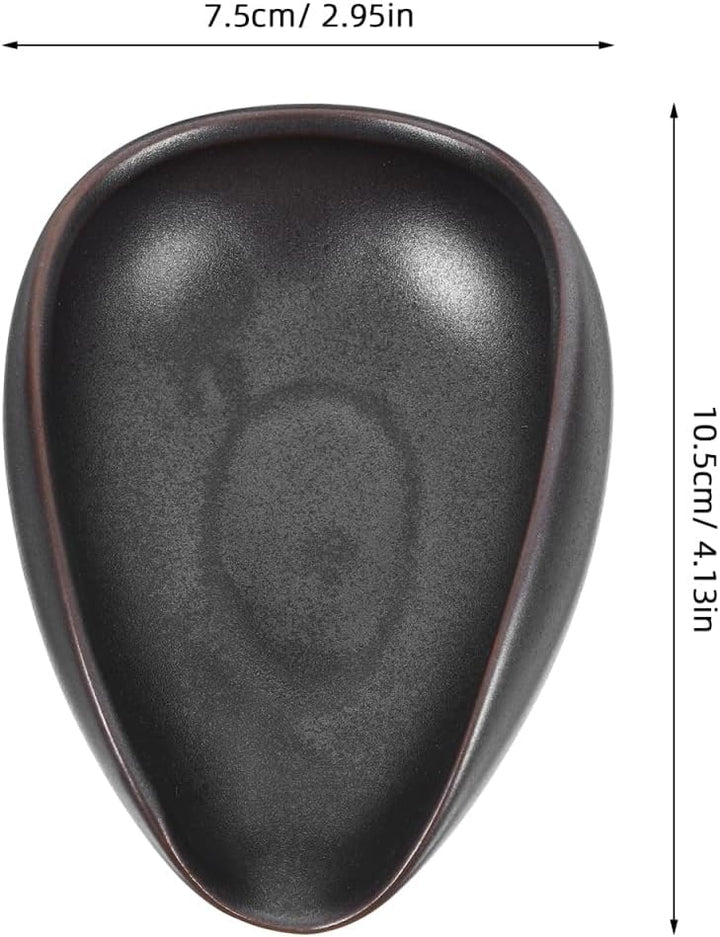 Cabilock Keramik Kaffeebohnenschale 10.5X7.5X3.5Cm Wiegeschale Für Kaffeebohnen Und Kaffeepulver Dos