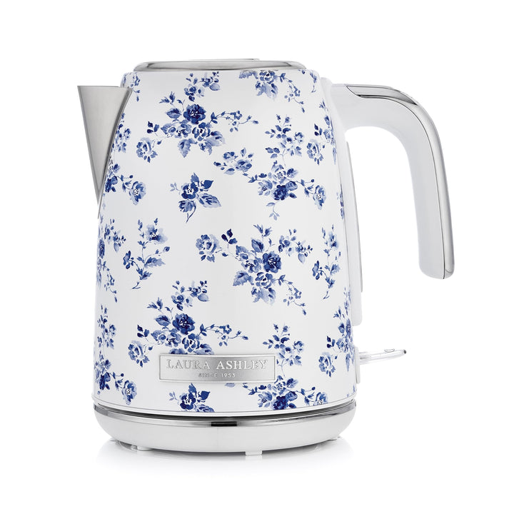 Laura Ashley China Rose Kabelloser Elektrischer Wasserkocher von VQ. Edelstahl-Wasserkocher 1.7 Lite