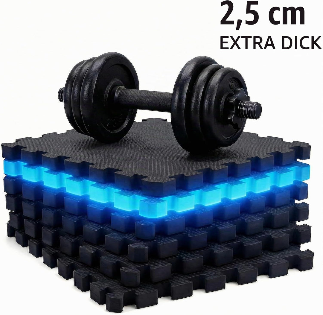 BodenMax Bodenschutzmatte Sportmatte Puzzlematte Fitnessmatte rutschfest Bodenschutz Pool Unterlegma