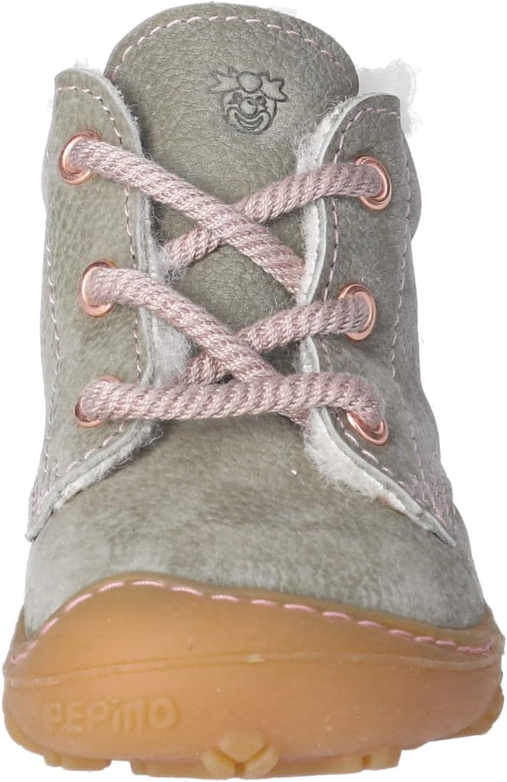 RICOSTA Mädchen und Jungen Lauflernschuhe Colin, WMS:Weit,Barfuss-Schuh 26 EU Weit Grün 520, 26 EU W
