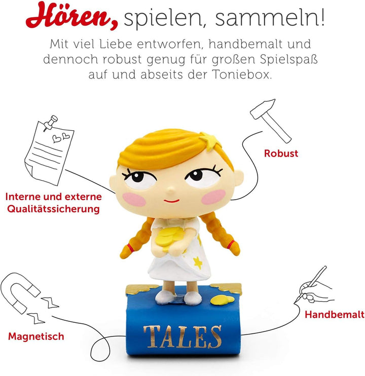 tonies Hörfiguren für Toniebox, 5 Lieblings-Märchen – Sternentaler und 4 weitere Märchen, Hörspiel f