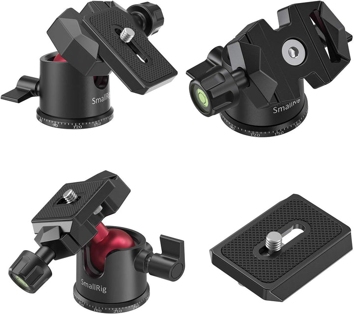 SMALLRIG Kamerastativ Leichtes Mini-Reisestativ aus Aluminium mit 1/4 Schraubbefestigung stativ für